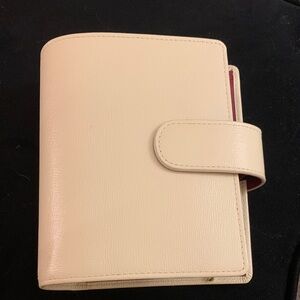 Cream pocket planner